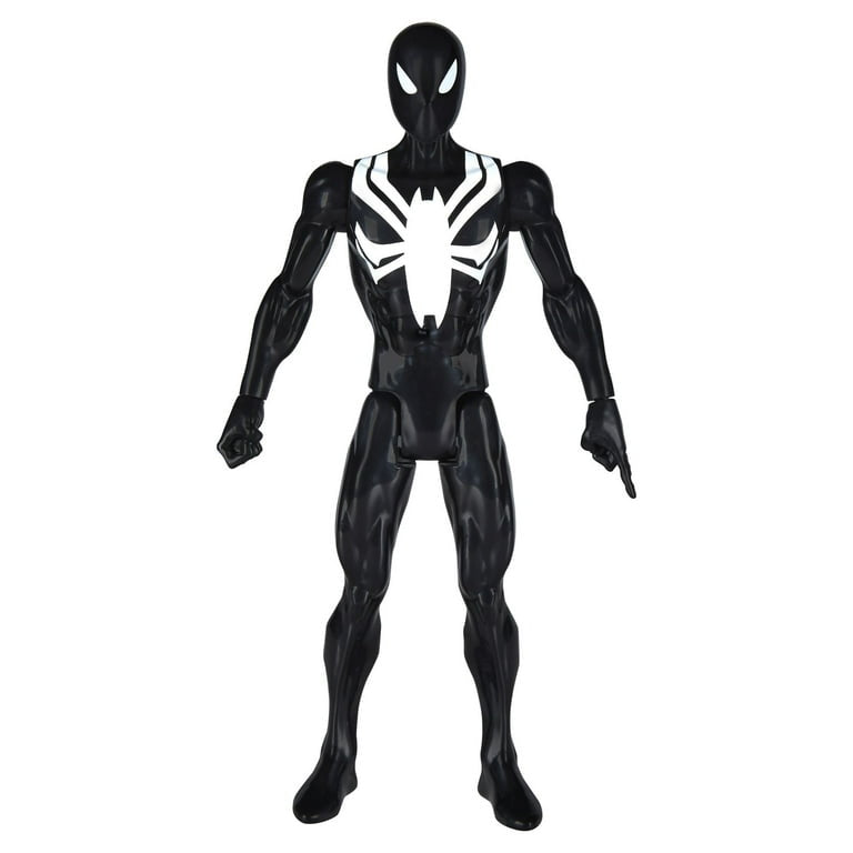 Spider-Man Titan Hero Series Web Warriors: Black Suit Spider-Man Action Figure