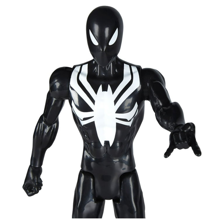 Spider-Man Titan Hero Series Web Warriors: Black Suit Spider-Man Action Figure