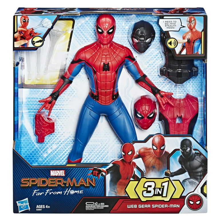 Spider-Man: Far From Home Deluxe 3 in 1 Web Gear Spider-Man Figure