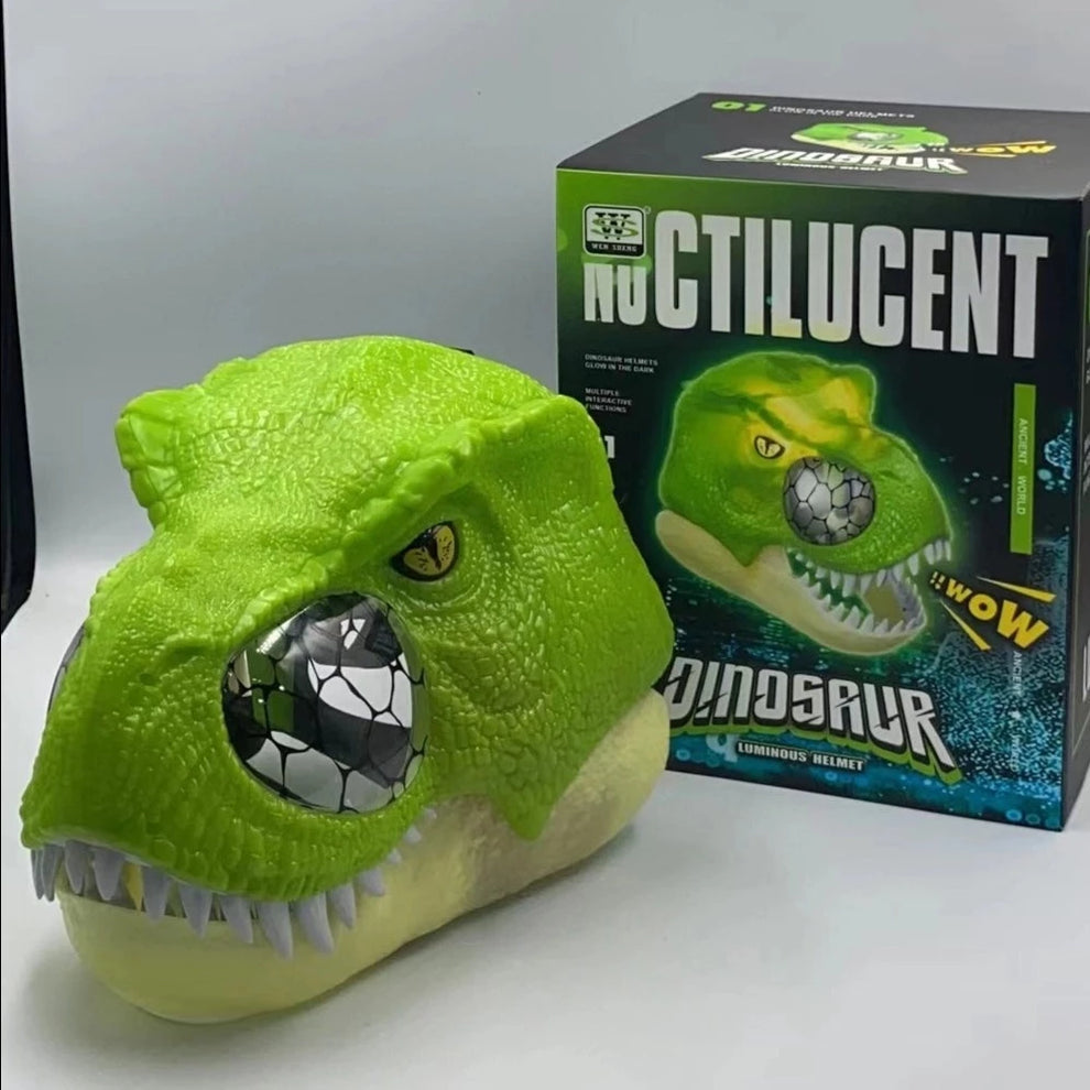 Dinosaur luminous Helmet - Glow in the Dark highly interactive and amazing quality - Kidspark