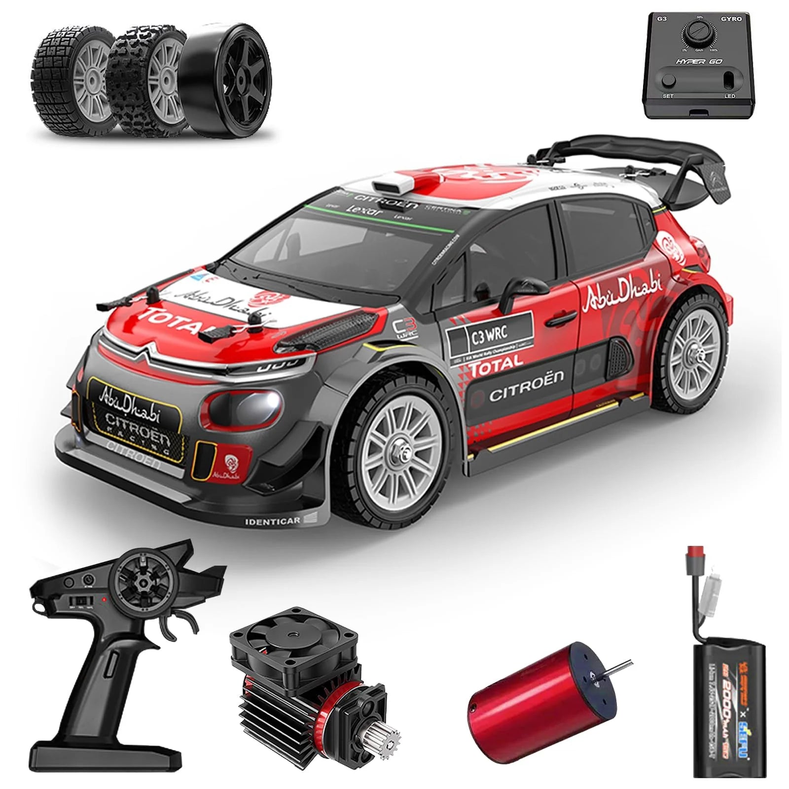 Cha-m！①Colemanコクーン3 MJX Hyper Go 7303DC 1:7 WRC C3 RC Car – Kidspark
