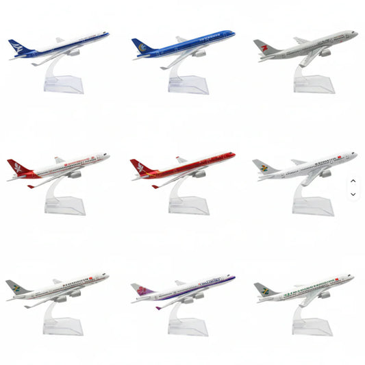 Metal Airplane 16cm Diecast Model with Stand