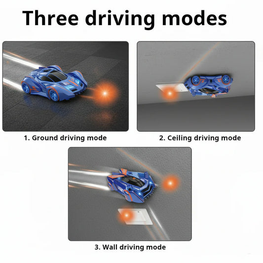 Runion R-701S RC Stunt Infrared Laser Wall Car Ceiling Climb 360° Drift