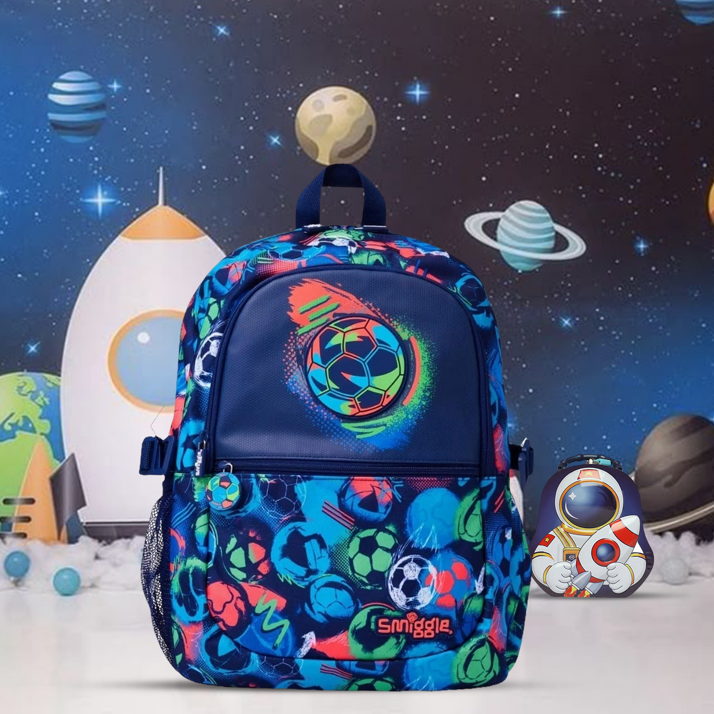 Smiggle - 16 inch Premium Football Multi Backpacks
