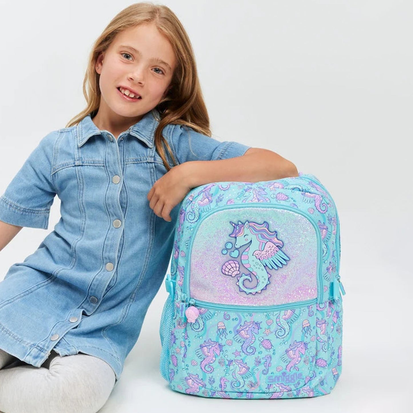 Smiggle - 16 inch Premium Sea Horse Backpacks