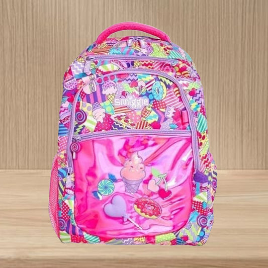 Smiggle - 16 inch Premium pink deserts Backpack