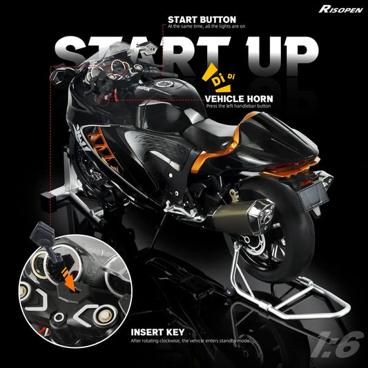 Suzuki Hayabusa M6-3B 1:6 Metal Die-cast Bike
