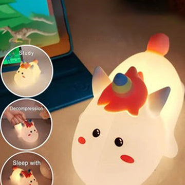 Unicorn premium quality silicone night lamp - Kidspark