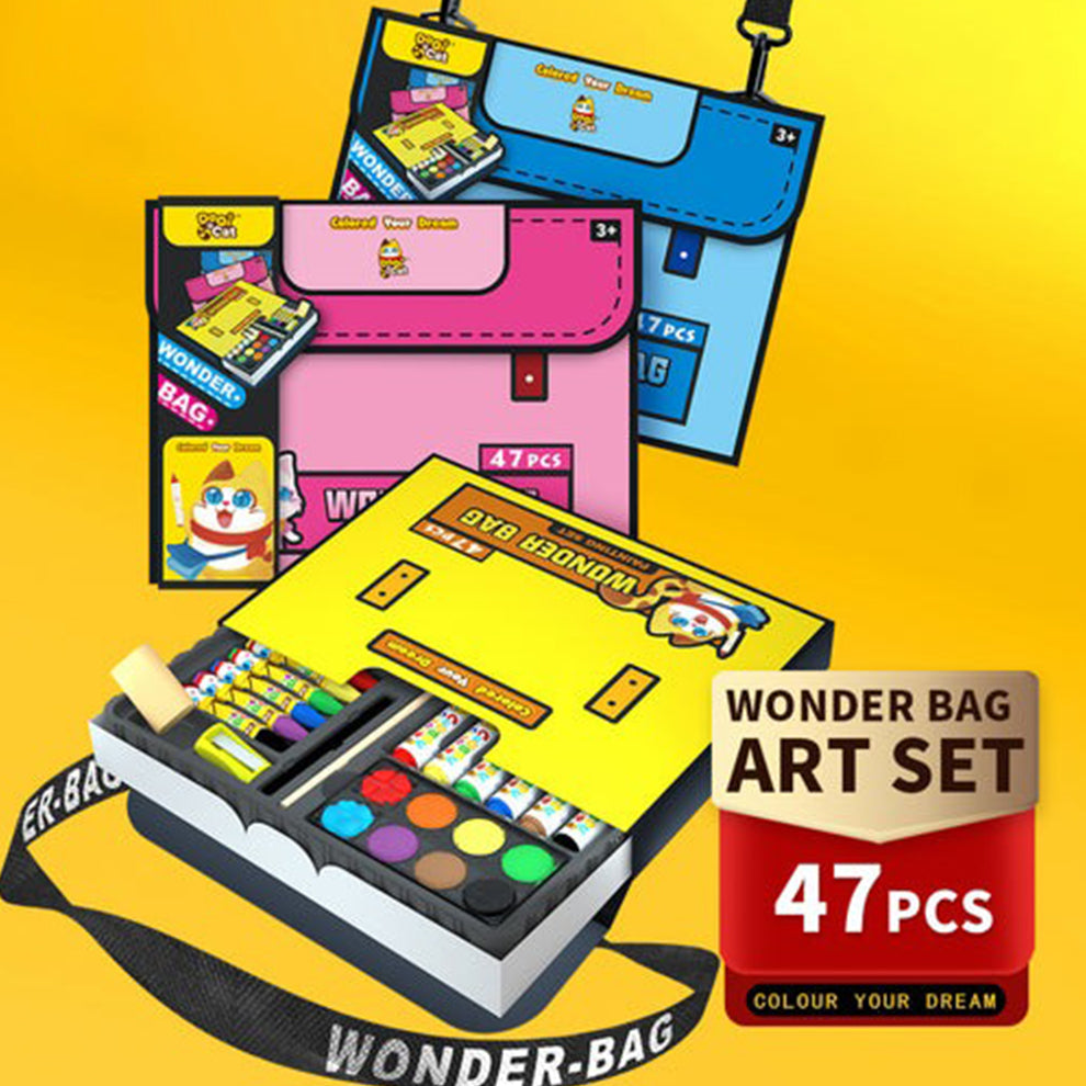 Wonder bag art set of 47 premium gifting set