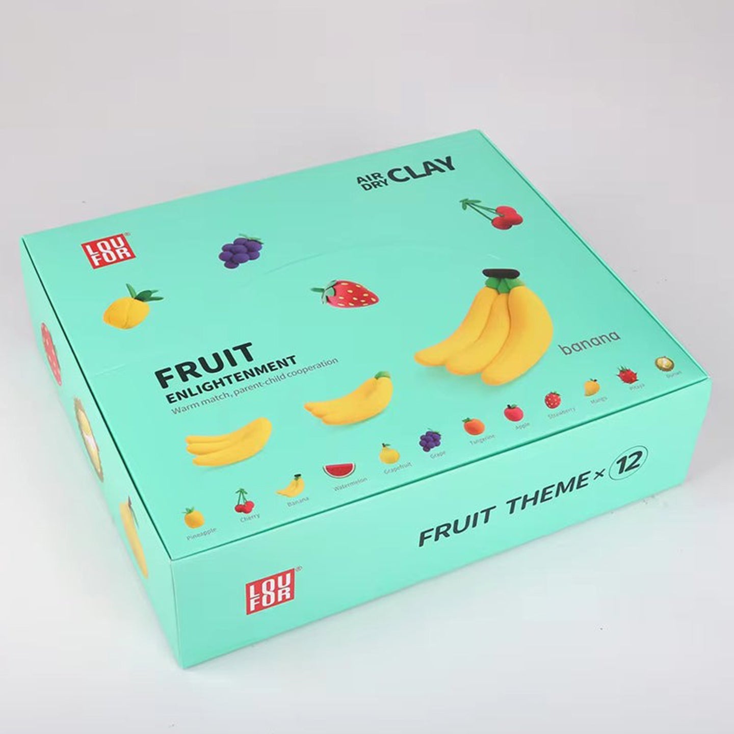 Fruit DIY adventure Air Dry Clay 1 pcs - Kidspark