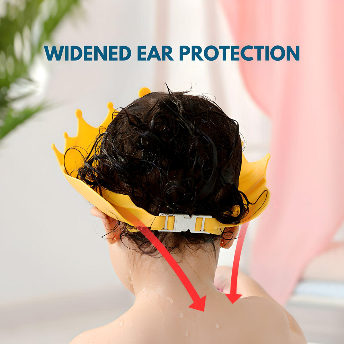 Crown baby shower cap | haircut | adjustable