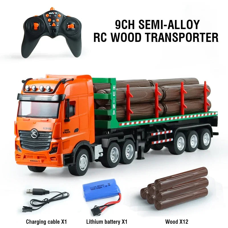 HUINA 1:18 1313 REMOTE CONTROL TRANSPORTER TRUCK