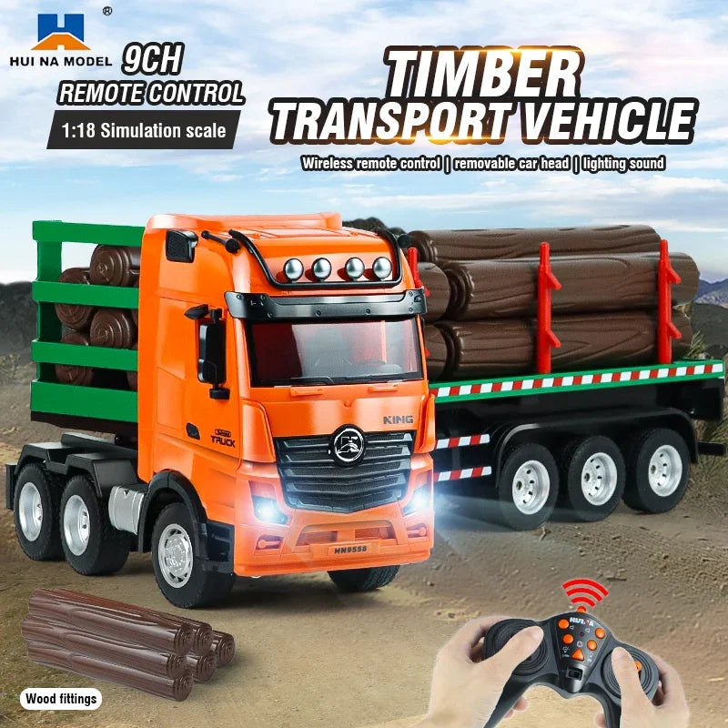 HUINA 1:18 1313 REMOTE CONTROL TRANSPORTER TRUCK