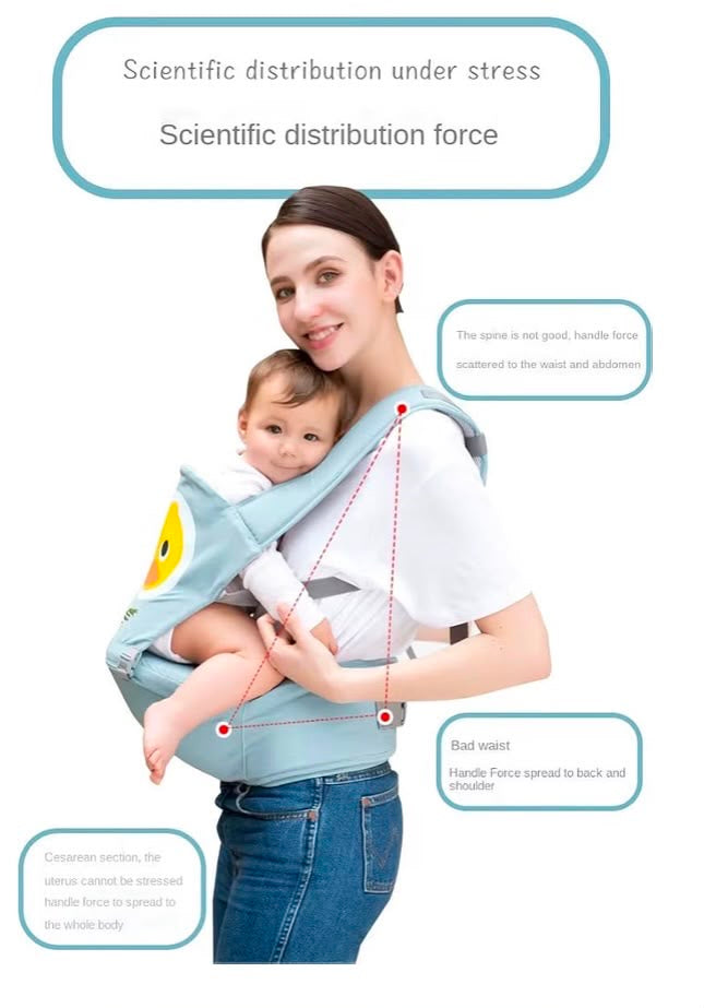 I mama premium korean stars baby carrier | Hip seat | detachable head support | storage