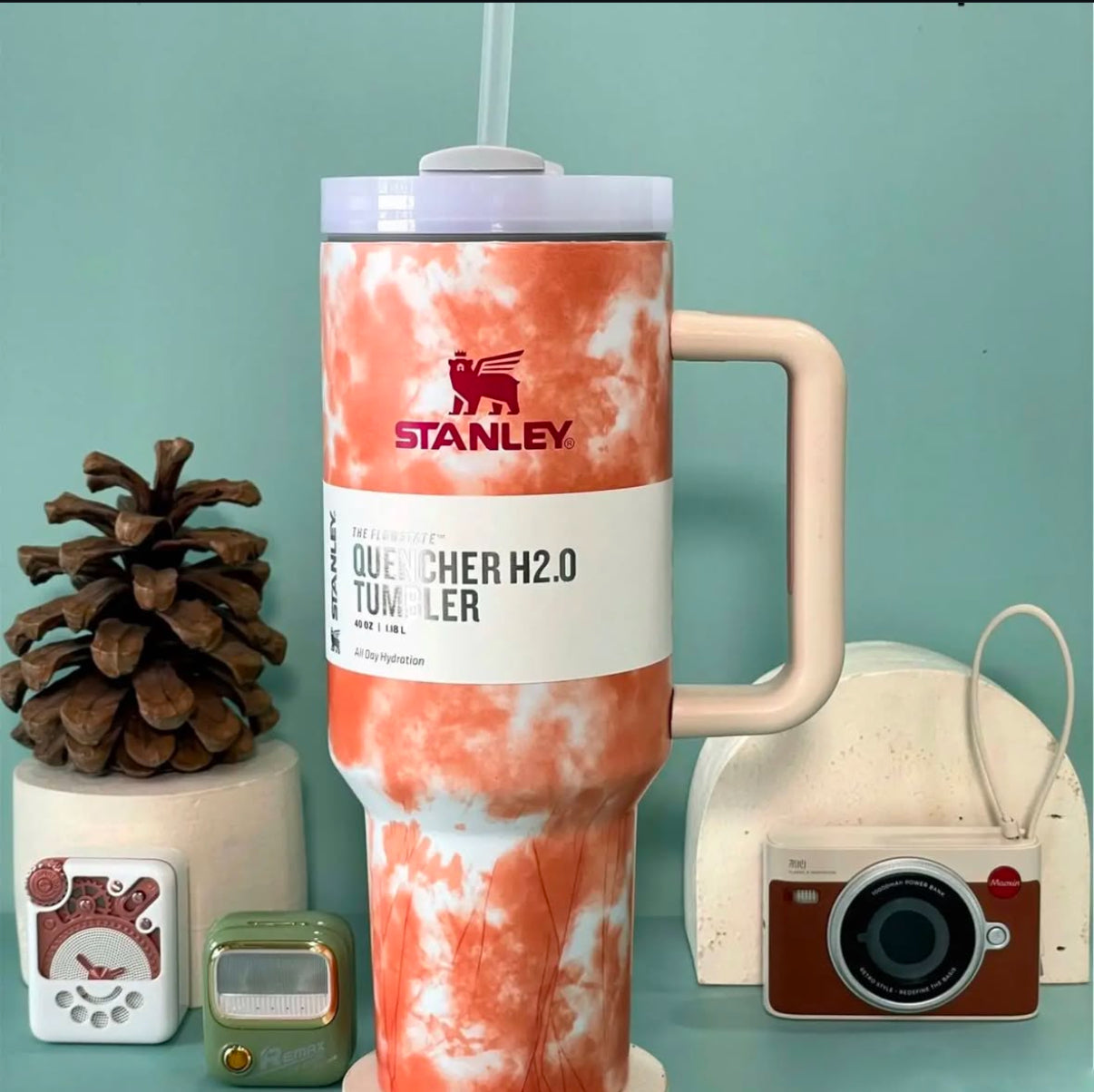 Stanley The Quencher H2.0 FlowState Tumbler Limited Edition | 40 OZ Tye-Dye (authentic)