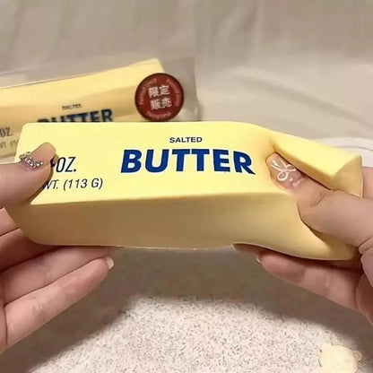 Realistic radio active butter squishy toy