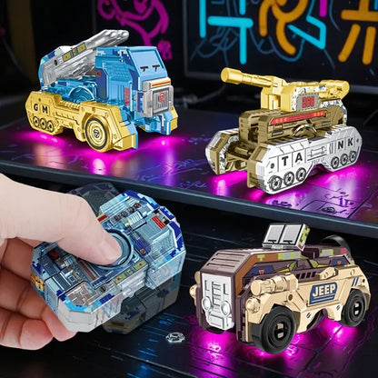 Tank transformer fidget spinner | hard plastic