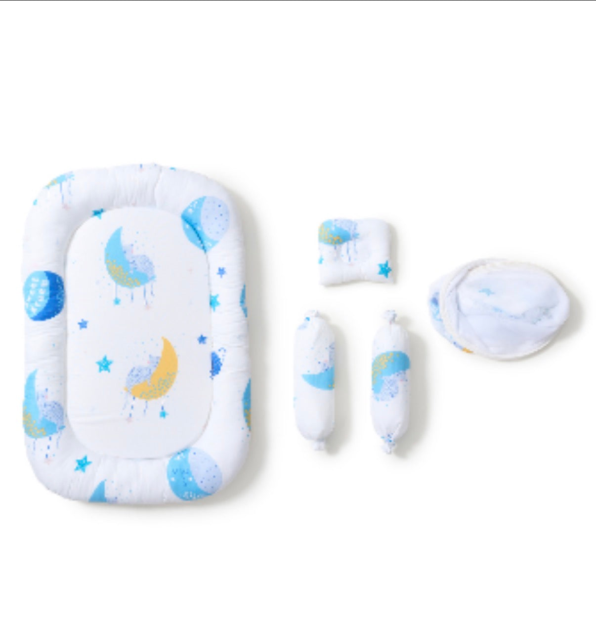 Kidspark neo | baby crib | mosquito net | side pillows
