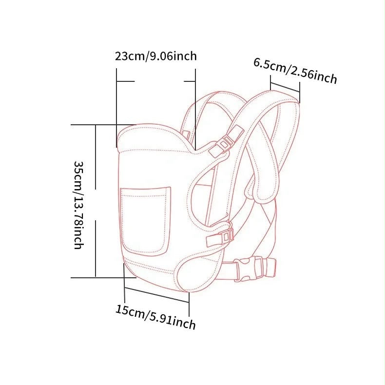 Kidspark LUNA baby carrier | lightweight | 6 point safety | ergonomic design |