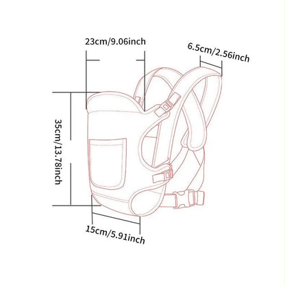 Kidspark LUNA baby carrier | lightweight | 6 point safety | ergonomic design |