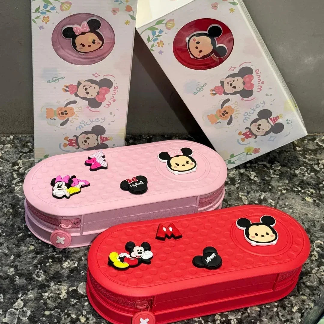 Disney mickey &minnie Silicone EVA pouch