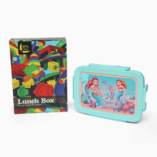 Mermaid Stainless steel 2 compartment lunch boxes : durable and stylish - Kidspark