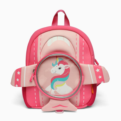 Zorse 3 D unicorn plane backpack for kindergarten kids attractive and comfy backpacks - Kidspark