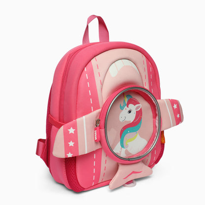 Zorse 3 D unicorn plane backpack for kindergarten kids attractive and comfy backpacks - Kidspark