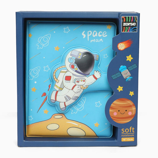 Zorse 3D space diary with embossed magnetic latches and printed pages - Kidspark