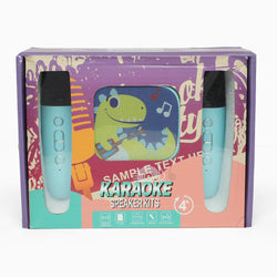 Dino 2 wireless microphone Bluetooth karaoke speaker kit - Kidspark