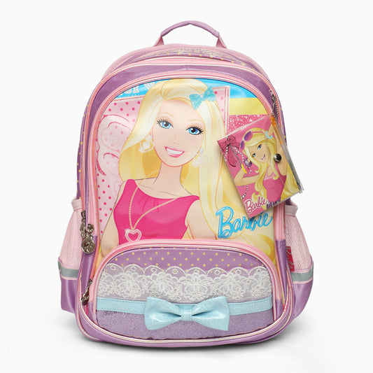 Premium quality Barbie princess bag for school students (purple)