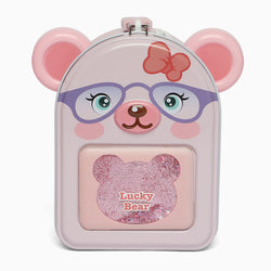 pink Teddy money bank with lock & key for kids - Kidspark