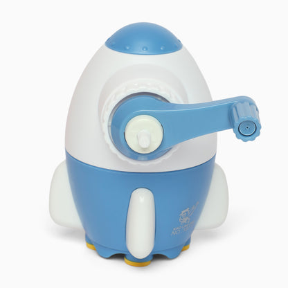 Cute space rocket table sharpener machine for kids (blue) - Kidspark