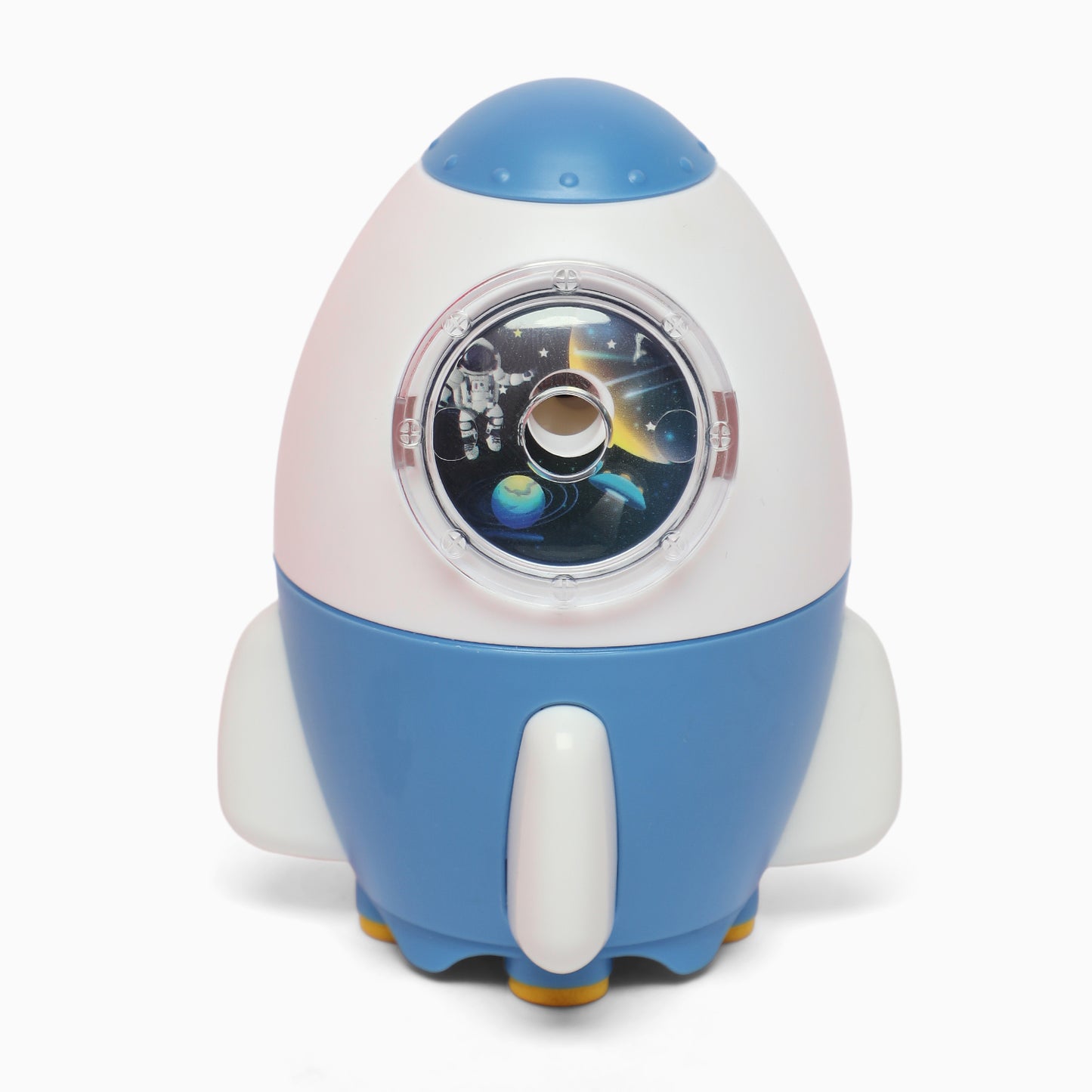 Cute space rocket table sharpener machine for kids (blue) - Kidspark