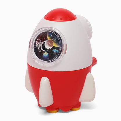 Cute space rocket table sharpener machine for kids (red) - Kidspark