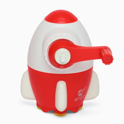 Cute space rocket table sharpener machine for kids (red) - Kidspark