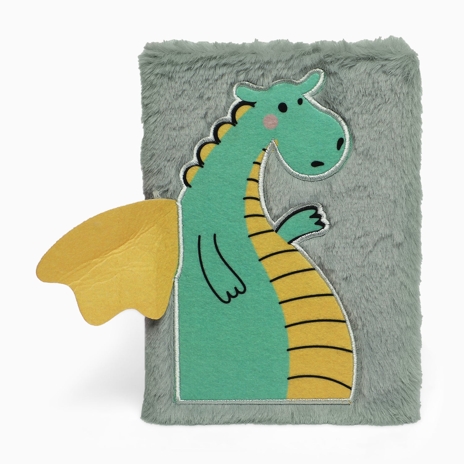 Fur note book diary magical grey dino for your tiny tot - Kidspark