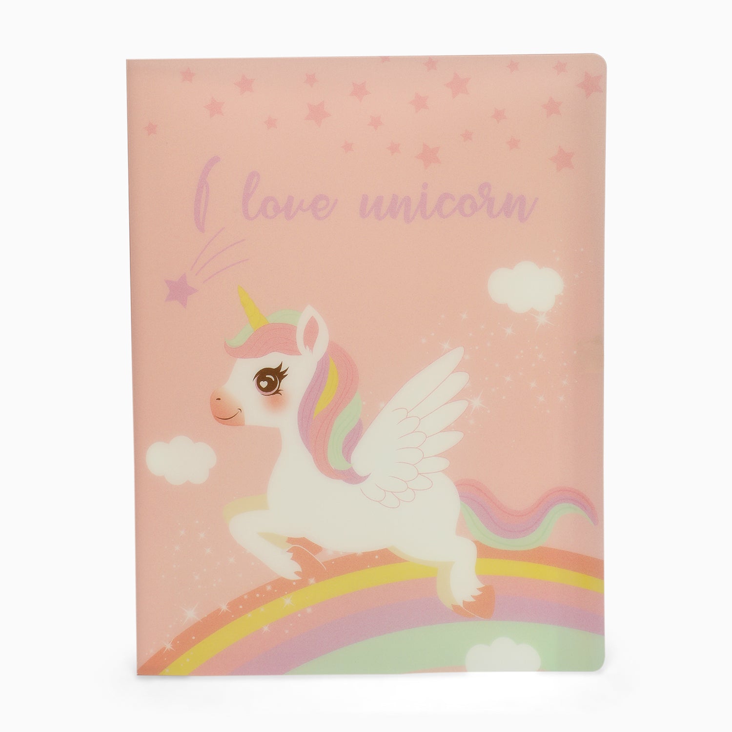 ZORSE unicorn  20 pocket file folder for kids documents