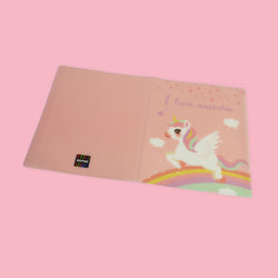 ZORSE unicorn 20 pocket file folder for kids documents - Kidspark