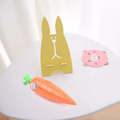 Carrot Recorder Pen Toy Cute Ballpoint Pen Recording Pen 1ml