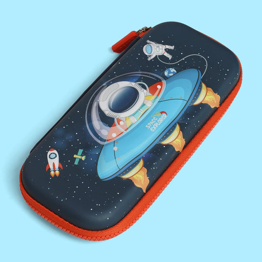 School Kids Hard Case space Pencil Pouch small size - Kidspark