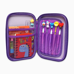 ZORSE School Kids Hard Case mirror Pencil Pouch (purple) - Kidspark