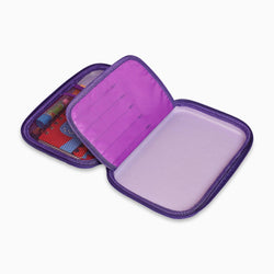 ZORSE School Kids Hard Case mirror Pencil Pouch (purple) - Kidspark