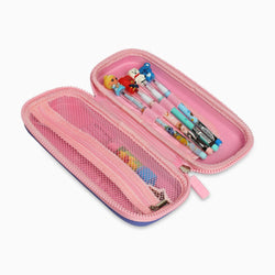 School Kids Hard Case unicorn purple Print Pencil Pouch small size - Kidspark