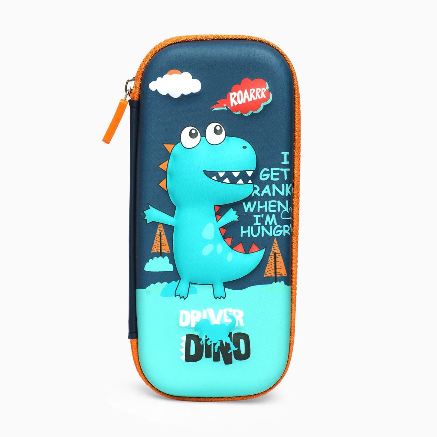 School Kids Hard Case dino Print Pencil Pouch small size - Kidspark