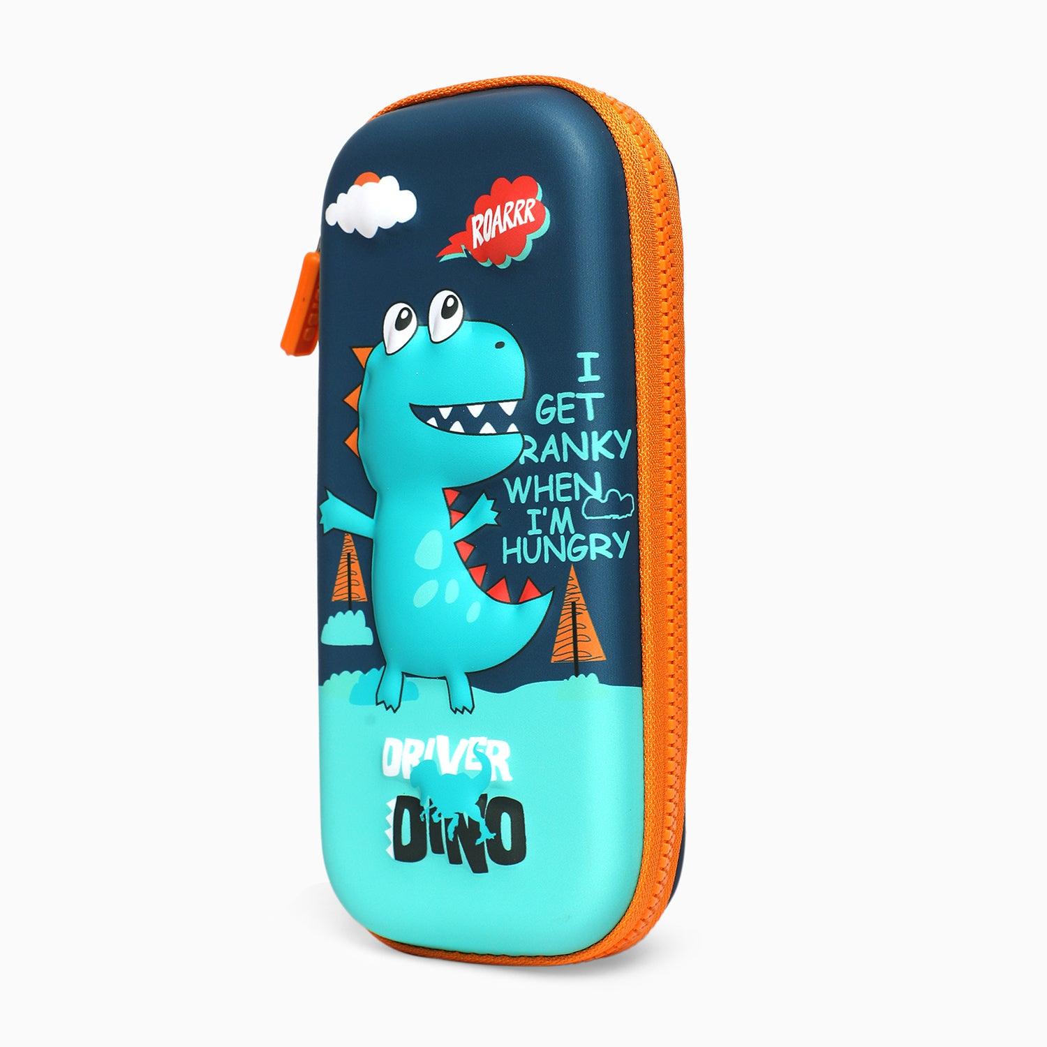 School Kids Hard Case dino Print Pencil Pouch small size - Kidspark