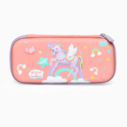 School Kids Hard Case unicorn Print Pencil Pouch small size - Kidspark
