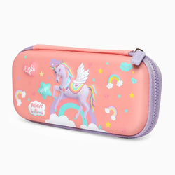School Kids Hard Case unicorn Print Pencil Pouch small size - Kidspark