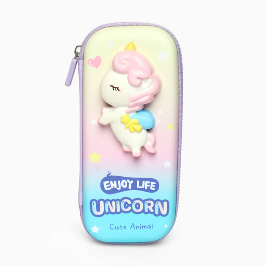 3D Squishy unicorn  Pencil Case: Fun, Functional, and Portable for Kids small size