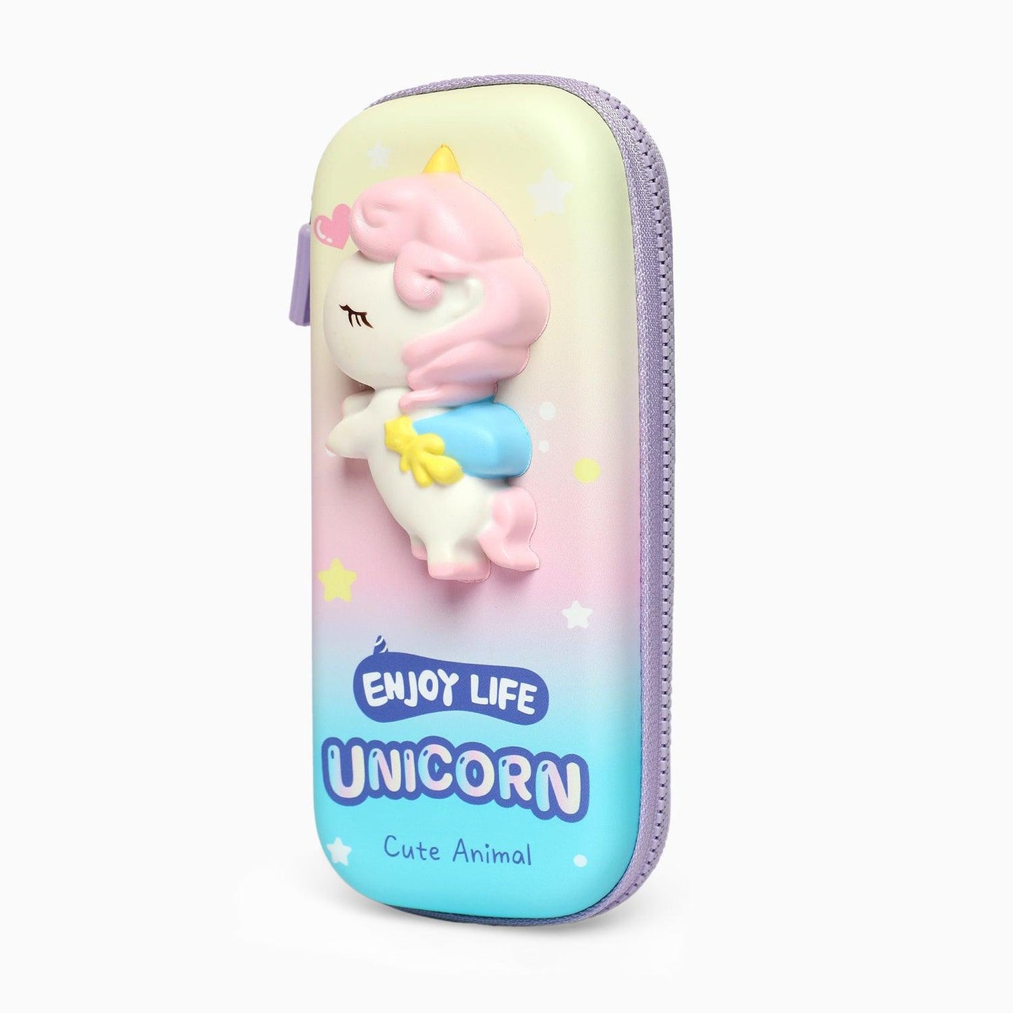 3D Squishy unicorn Pencil Case: Fun, Functional, and Portable for Kids small size - Kidspark